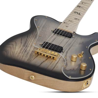 Schecter Meegs PT EX Charcoal Burst image 2