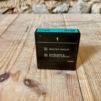 Yamaha DX7 Data ROM Cartridge VOL 1: Master Group / Keyboard & Plucked Group - Voice ROM