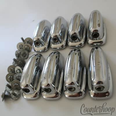 *Slingerland 8x Sound Radio King Lugs Bass Drum Chrome USA Set Parts Vintage 50s image 1