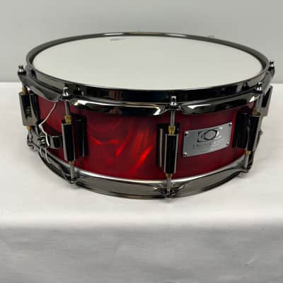 Drum Craft Series 7 Birch Snare - Red Satin Flame image 7