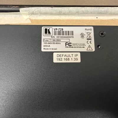 Kramer Presentation Switcher/Scaler VP-729 HQV image 3