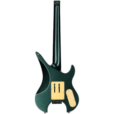 Schecter Synyster Gates 7 Headless Left-Handed Electric Guitar, Oak Green image 6