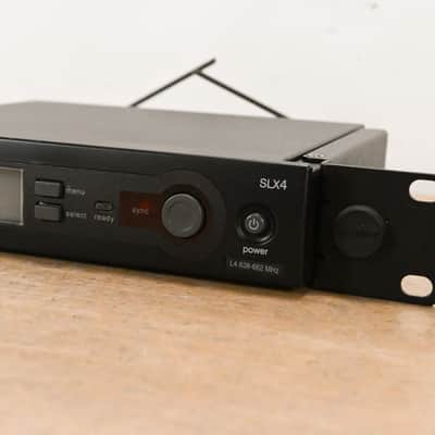 Shure SLX4 Wireless Receiver - L4 Band: 638-662 MHz (NO POWER SUPPLY) CG013ED image 2
