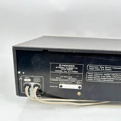 Pioneer CT-F550 Stereo Cassette Tape Deck Silver Face Vintage Japan image 7