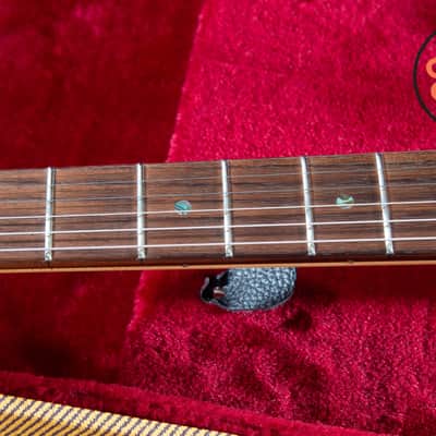 2019 Fender Japan MIJ Michiya Haruhata Stratocaster Caribbean Blue Transparent Tweed HSC image 4