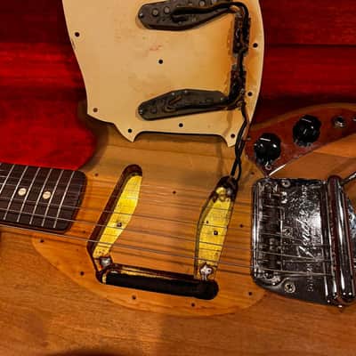 Fender 1965 Mustang (All original) with Rosewood Fretboard  1965 - Natural Refinish image 23