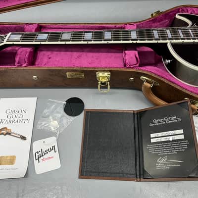 Gibson Les Paul Custom 2017 SilverBurst Custom Shop Case COA Papers Goodies American Made in USA_245 image 4
