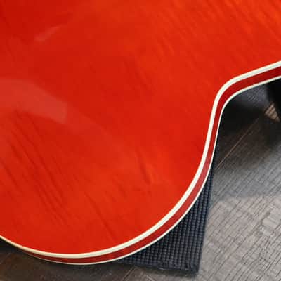 Minty! 2017 Heritage H-535 Semi-Hollow Electric Guitar Figured Cherry + COA OHSC image 16