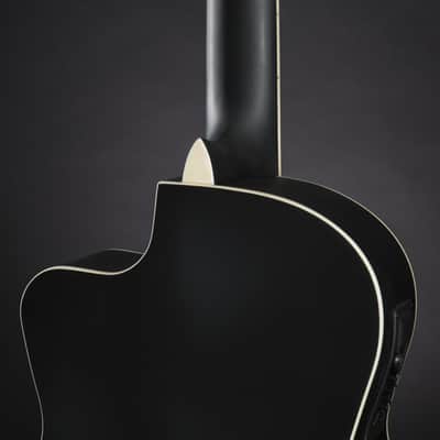 Almeria CC 36 EQ Classic BK Black - 4/4 classical guitar image 8