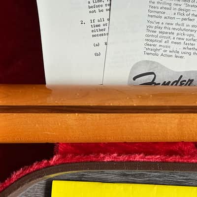1994 Fender Stratocaster 1954 Reissue 40th Anniversary with 2 Cases Serial# 1905 image 12