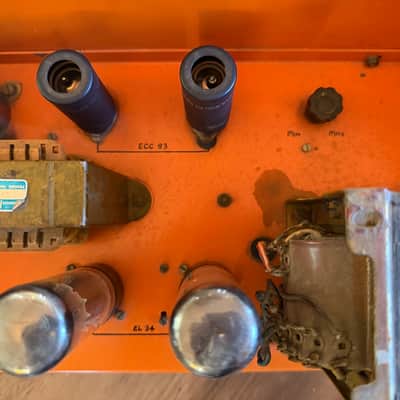 1969 Orange Matamp ORST50 Serial #008 w/ Matching 4x12 image 12