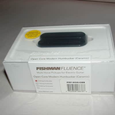 Fishman Fluence PRF-M07-CBB Open Core 7 String Modern Humbucker Ceramic 3 Voices Black / Black Nickel Blades image 1