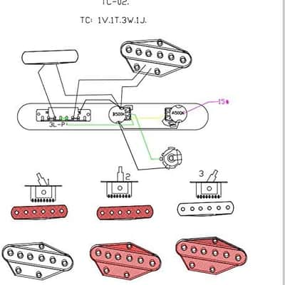 Fully Loaded Control Plate Pre-Wired 3-Way Control Plate with Wiring Harness for Telecaster/Tele Black image 5