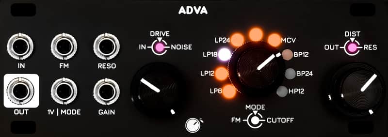 Plum  Audio ADVA 1U - Smart Multimode Filter 2023 - Black Aluminium Panel image 1
