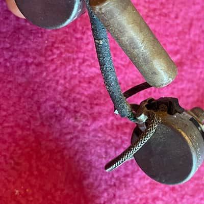Vintage 1952 Gibson P90 P-90 + IRC wiring harness for Les Paul goldtop jr Junior es-150 es-125 130 135 archtop image 24