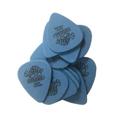 Dunlop Guitar Picks  12 Pack  Standard Tortex  1.0mm  Heavy  418P1.0