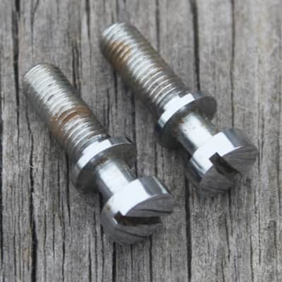 Vintage 1960's Gibson Tailpiece Studs Chrome Les Paul SG ES 1969 1971 1973 1970's image 1