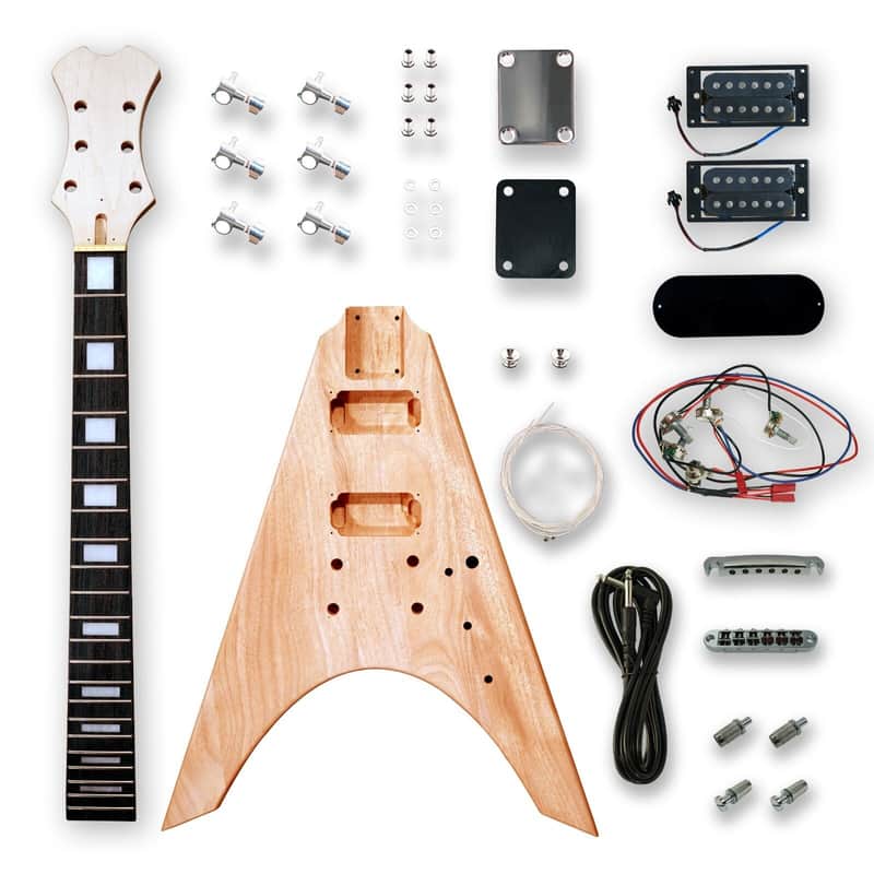 DIY Electric Guitar Kits, Okoume image 1