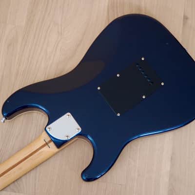 2017 Fender Aerodyne Stratocaster HSS Medium Scale 24 3/4" Gunmetal Blue Japan MIJ image 15