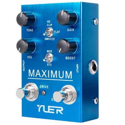 YUER MAXIMUM Overdrive Electric Guitar Effects Pedal True Bypass ✅New image 5