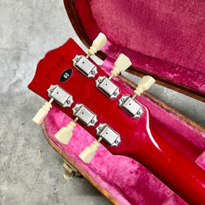 Tokai Love Rock LS-60  c 1980 Cherry sunburst original vintage MIJ Japan dirty fingers PAF image 8