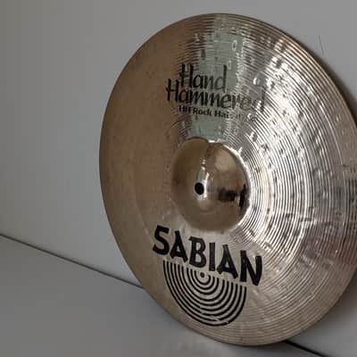 Sabian 14" Hand Hammered Rock Hi-Hat TOP Cymbal 1996 - 1998 - Brilliant image 3
