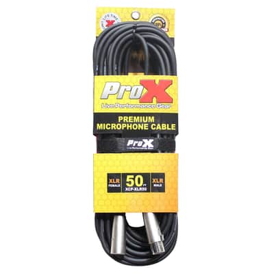 ProX Premium Series XCP-XLR50 50' XLR-F to XLR-M Balanced Audio Microphone Cable image 6