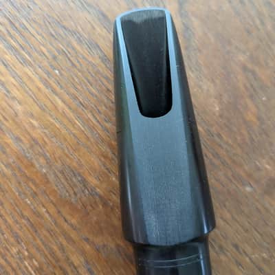 Geo M Bundy alto sax mouthpiece 3 w/ Rovner ligature image 4
