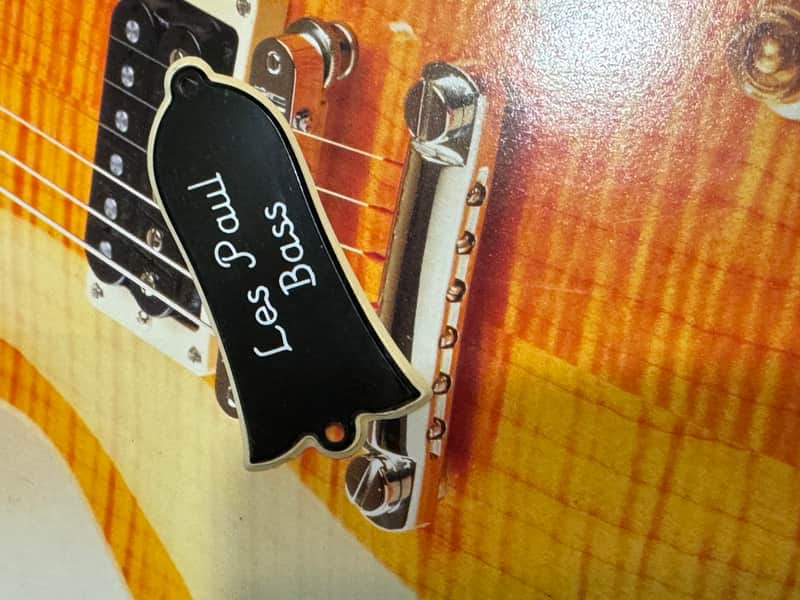 Gibson Gibson 80's NOS Truss Rod Cover 1980's - Black/White 1980's - Black/White image 1