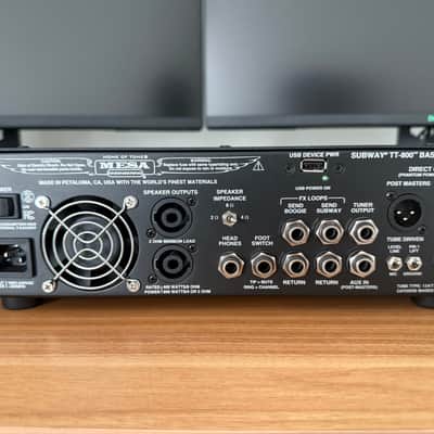 Mesa Boogie Subway TT-800 2-Channel 800-Watt Bass Amp Head 2020 - Present - Black image 7