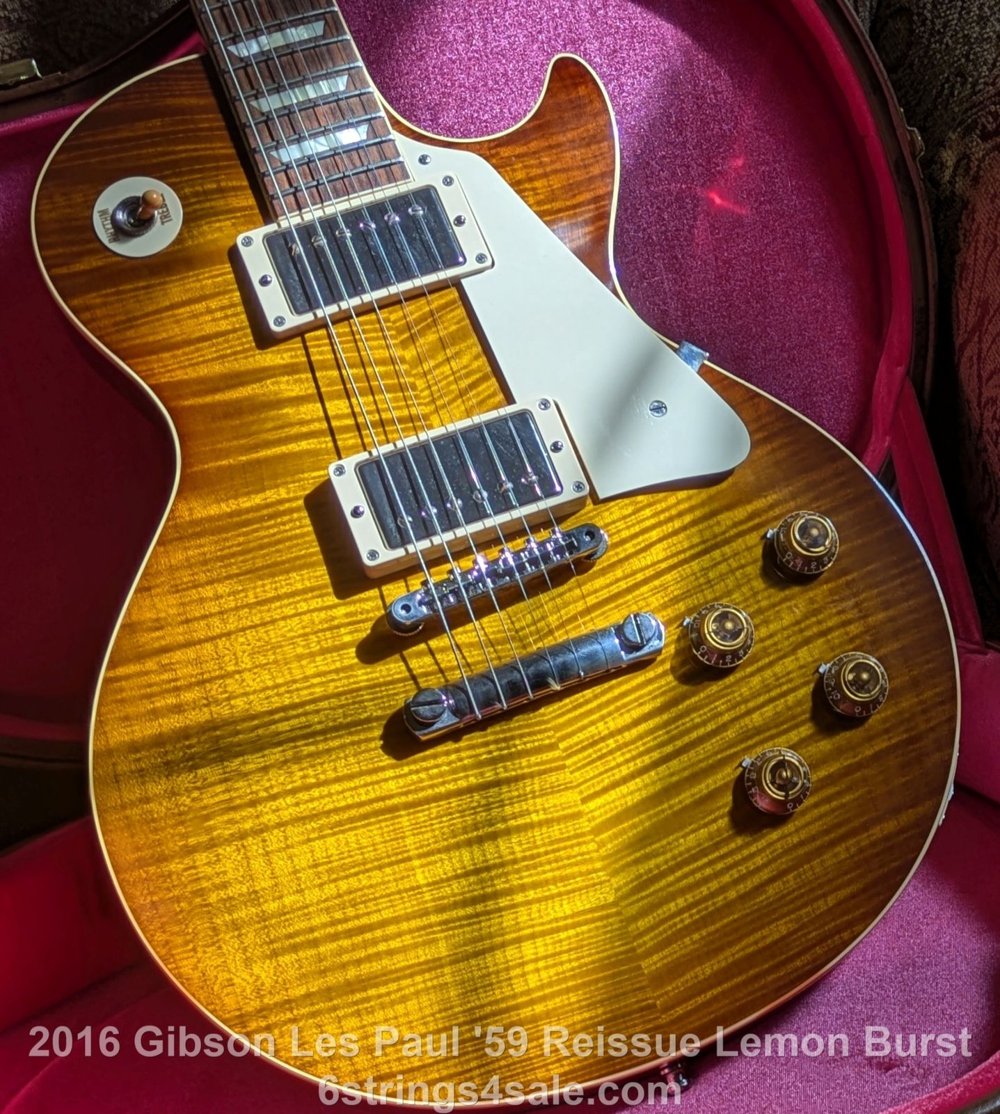 2016 Gibson '59 Les Paul Historic Reissue - Dirty Lemon Burst