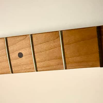 (with Kluson tuners) USA Warmoth Telecaster neck in Roasted Maple image 6