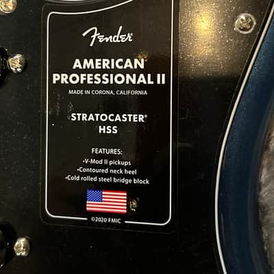 Fender American Pro II Stratocaster HSS- Dark Nite /7lbs. 15.7oz. #US24002093 image 4