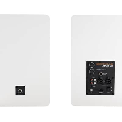 Pair Rockville APM8W v2 8" Active Powered Studio Monitor Speakers USB+Bluetooth image 3