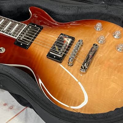 Epiphone Les Paul Modern Figured Caffe Latte Fade New Unplayed w/ Epi Lite Case Auth Dealer 7lb 14oz image 3