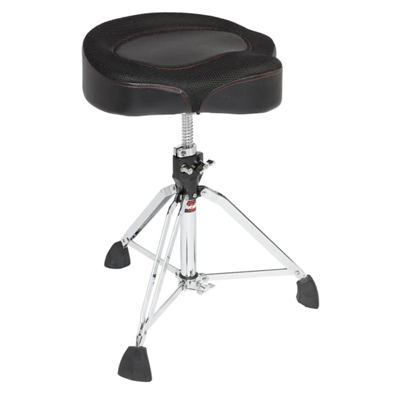 Gibraltar Pro Oversized Moto Seat Web Top Drum Throne, #9608MW2T image 1