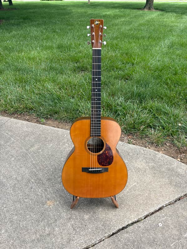Atkin Essential OM - 2023 - Aged Nitrocellulose Finish - KK Pure Mini - OM-18 Style image 1