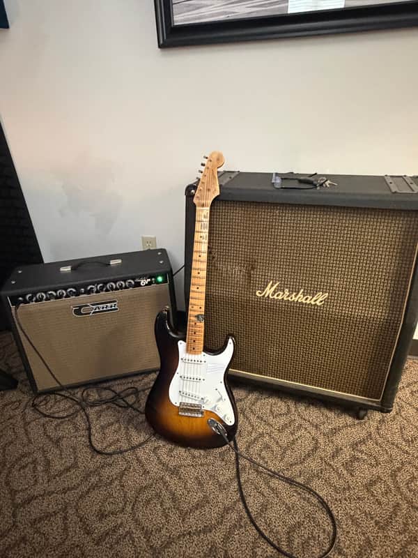 Marshall 1960A 4x12 Speaker Cabinet 1976 - Checkerboard image 1