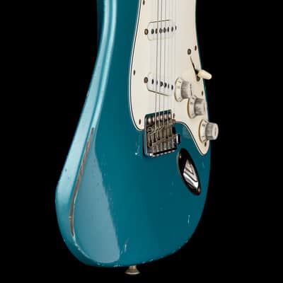 John Cruz Custom Guitars Crossville ST - Time Capsule Gulfstream Blue Metallic #60522 image 6