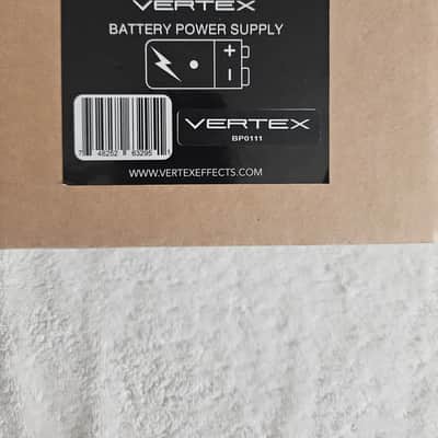 Vertex fx pedal battery supply Nos mint condition in the box image 8