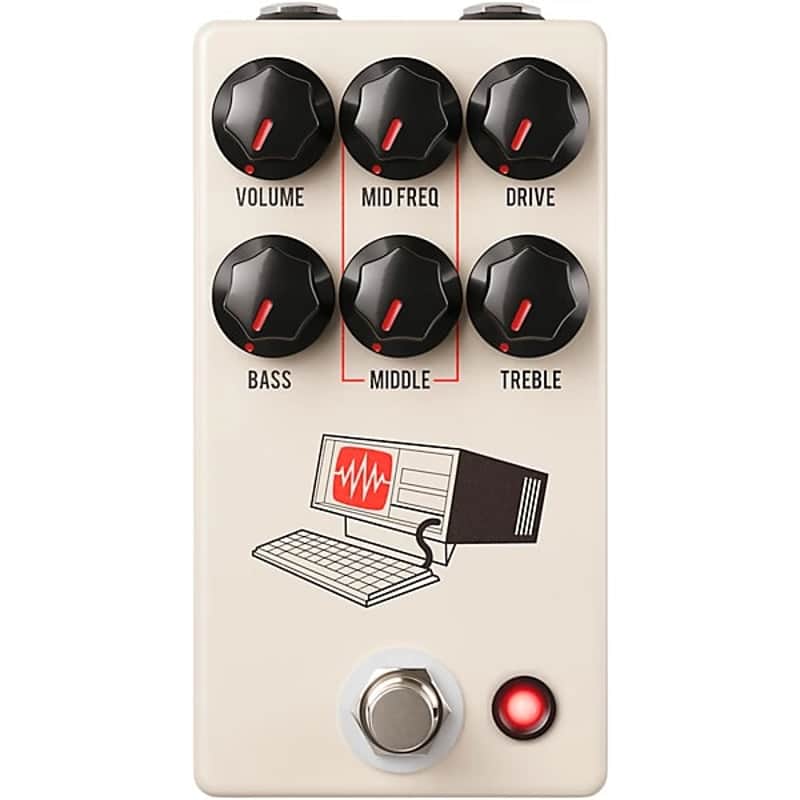 JHS Hard Drive Distortion Effects Pedal 2024 - TAN image 1