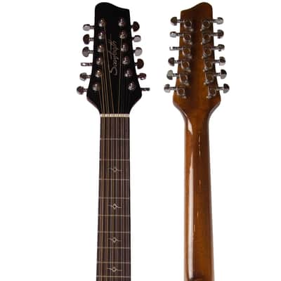 Sawtooth Mahogany Series 12-String Acoustic-Electric Dreadnought Guitar image 8