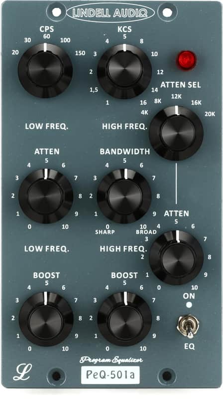 Lindell Audio PEQ-501a 500 Series Retro 2-band Program Equalizer image 1