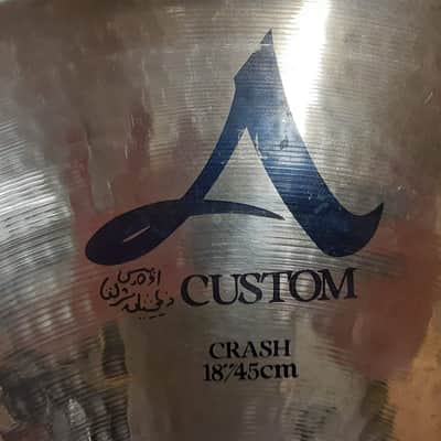 Zildjian 18" A Custom Crash Cymbal 1991 - Present - Brilliant image 4
