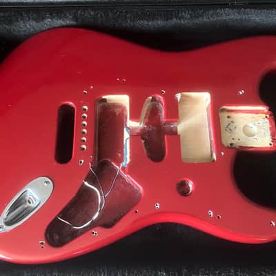 Fender Stratocaster Body 1995 - Red image 1