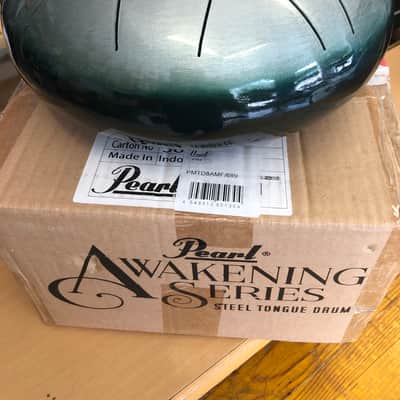 Pearl Tongue Drum PMTD8AMF/689 Natural Green Fade image 4
