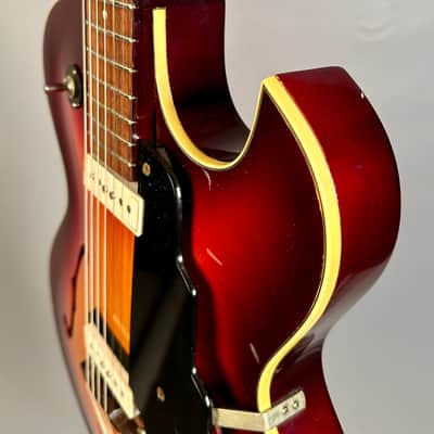 Guild T-100-D Slim jim 1965 - Sunburst image 10