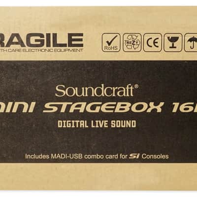 Soundcraft Mini Stagebox 16R 2U Rackmount MSB16R 16x8 Analogue 16-Input 8-Output image 5