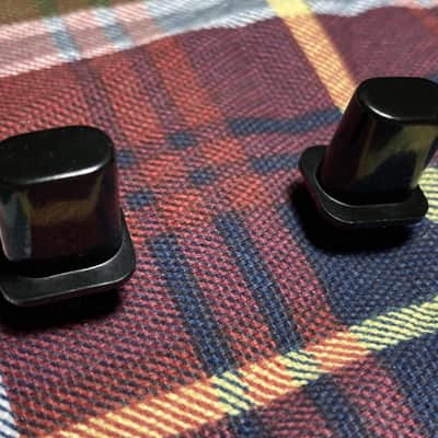 2 Genuine Fender Telecaster Daka-Ware Top Hat Switch Tips~ Bakelite, Tele image 2