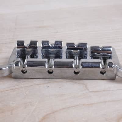 Gibson Thunderbird Bass Bridge with Saddles 1960s Chrome Vintage EB Basses image 2